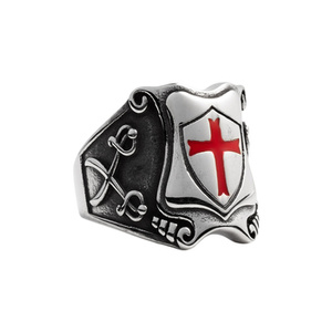 pierścień KNIGHTS TEMPLAR RED CROSS pierścień KNIGHTS TEMPLAR RED CROSS