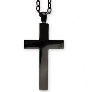 wisior BIG PLAIN CROSS z łańcuszkiem wisior BIG PLAIN CROSS z łańcuszkiem