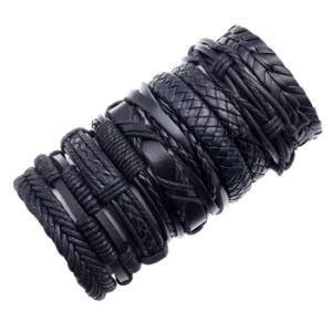 bransoletka BOHO BLACK, zestaw 10 bransoletek bransoletka BOHO BLACK, zestaw 10 bransoletek
