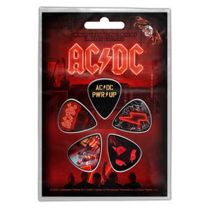 zestaw kostek AC/DC - PWR UP (5 szt)