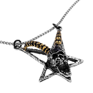 wisior + łańcuch PENTAGRAM SCREAMING SKULL wisior + łańcuch PENTAGRAM SCREAMING SKULL