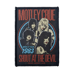 naszywka MOTLEY CRUE - SHOUT AT THE DEVIL naszywka MOTLEY CRUE - SHOUT AT THE DEVIL
