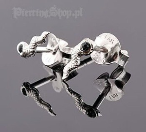 kolczyki do uszu ŻMIJKA CZAR