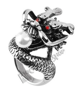 pierścień PEARL DRAGON