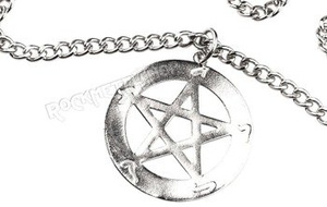 wisior + łańcuch PENTAGRAM