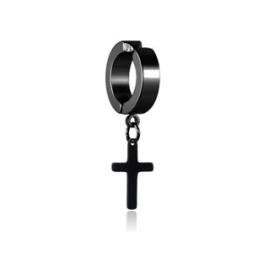 kolczyki - BLACK CROSS, para kolczyki - BLACK CROSS, para