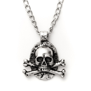 wisior + łańcuch SKULL