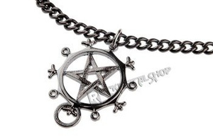 wisior + łańcuch PENTAGRAM