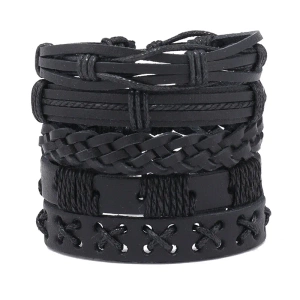 bransoletka BOHO BLACK, zestaw 5 bransoletek bransoletka BOHO BLACK, zestaw 5 bransoletek