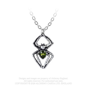 wisior EMERALD SPIDERLING