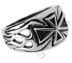 pierścień IRON CROSS 2