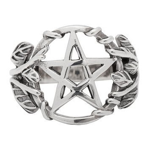 pierścień GOTHIC PENTAGRAM, srebro 925 pierścień GOTHIC PENTAGRAM, srebro 925