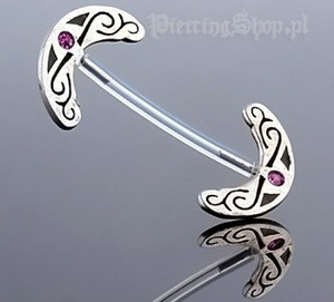 KOLCZYK DO SUTKA CELTIC RÓŻOWY [INP-54]