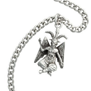 wisior + łańcuch BAPHOMET