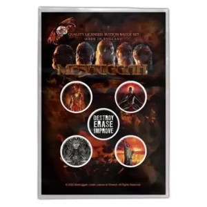 zestaw 5 szt. przypinek MESHUGGAH - IMMUTABLE