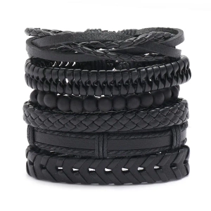 bransoletka BOHO BLACK, zestaw 6 bransoletek bransoletka BOHO BLACK, zestaw 6 bransoletek