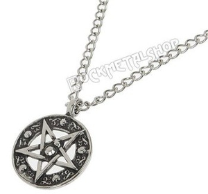 wisior + łańcuch PENTAGRAM