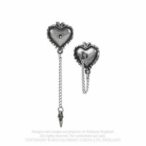kolczyki WITCHES HEART (para)
