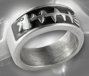 pierścień FISHBONE pierścień FISHBONE
