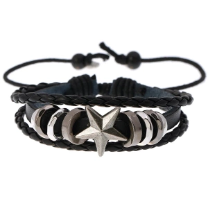 bransoletka BOHO STAR czarna bransoletka BOHO STAR czarna