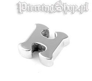 NAKRęTKA OZDOBNA LITERA H gwint 1,6mm (SC31H)