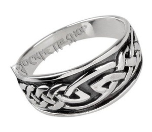 pierścień CELTIC KNOT, srebro 925