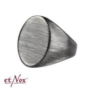 pierścień GUN METAL SIGNET pierścień GUN METAL SIGNET