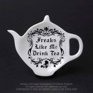 podstawka na torebkę po herbacie/łyżeczkę FREAKS LIKE ME DRINK TEA