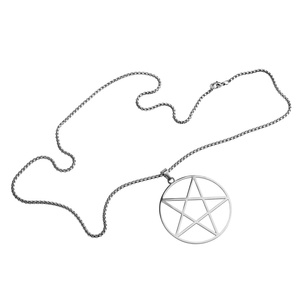 wisior + łańcuch  PENTAGRAM