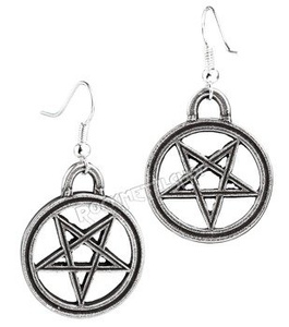kolczyki PENTAGRAM kolczyki PENTAGRAM