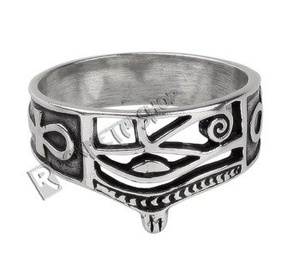 pierścień EYE OF HORUS, srebro 925