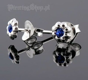 kolczyki do uszu KWIATEK NIEB