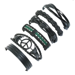 bransoletka BOHO BLACK, zestaw 6 bransoletek bransoletka BOHO BLACK, zestaw 6 bransoletek