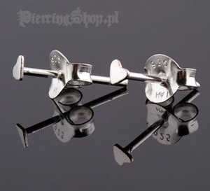 kolczyki do uszu SERCE