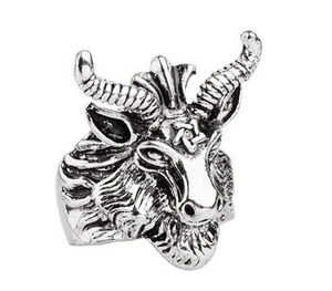 pierścień BAPHOMET pierścień BAPHOMET