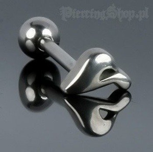 KOLCZYK DO JęZYKA NUTKA grubość 1,6mm średnica kulki 5mm [MAD-35]