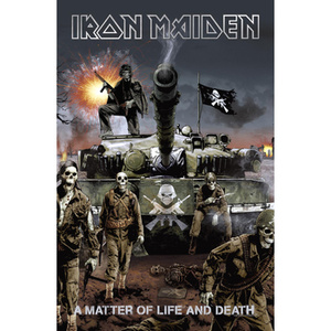 flaga IRON MAIDEN - A MATTER OF LIFE AND DEATH