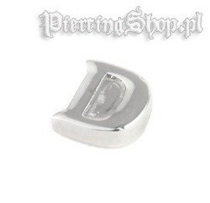 NAKRęTKA OZDOBNA LITERA D gwint 1,6mm (SC31D)