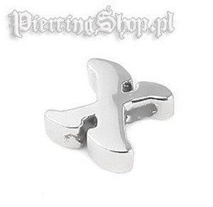 NAKRęTKA OZDOBNA LITERA X gwint 1,6mm (SC31X)