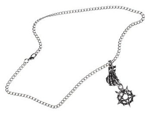 wisior + łańcuch SKELETON HAND & PENTAGRAM wisior + łańcuch SKELETON HAND & PENTAGRAM