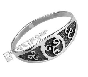 pierścień CELTIC TRISCELION, srebro 925