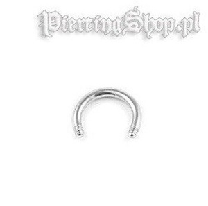 TYTANOWY PRęCIK PODKOWA CIRCULAR BARBELL - PIN grubość 1,2mm