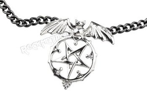 wisior + łańcuch PENTAGRAM - BAT