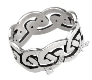 pierścień CELTIC KNOT, srebro 925
