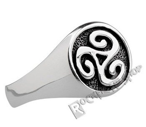 pierścień CELTIC TRISCELION, srebro 925