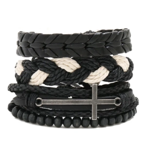 bransoletka BOHO - CROSS, zestaw 3 bransoletek bransoletka BOHO - CROSS, zestaw 3 bransoletek