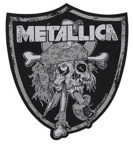 naszywka METALLICA - RAIDERS SKULL