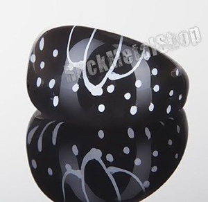 pierścień DOTS czarny pierścień DOTS czarny