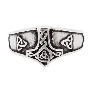 pierścień THORS HAMMER ,srebro 925 pierścień THORS HAMMER ,srebro 925