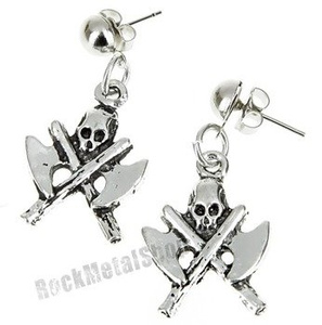 kolczyki SKULL AXE kolczyki SKULL AXE